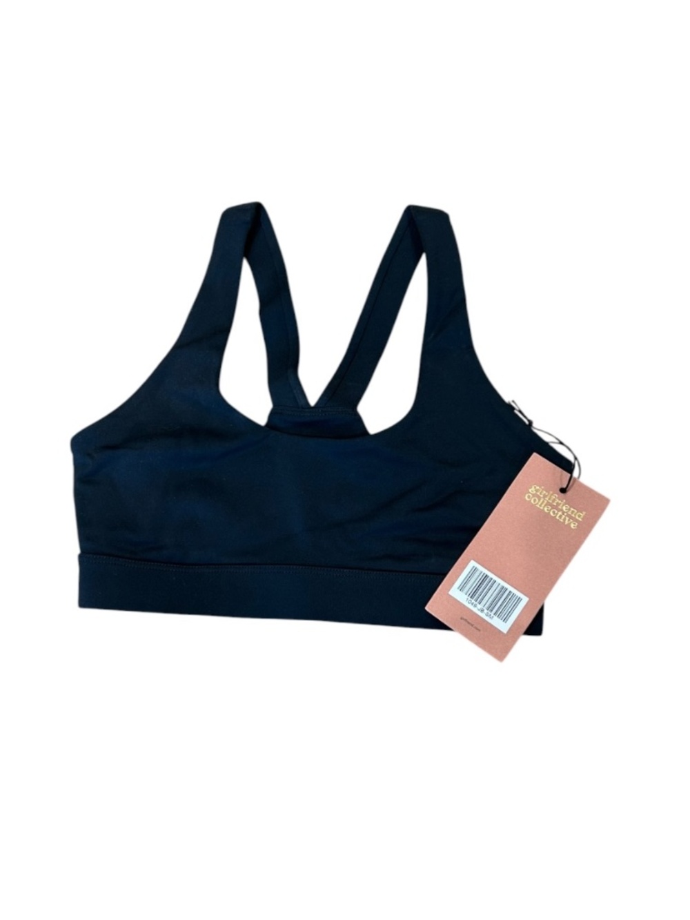girlfriend collective Black Racerback Sports Bra